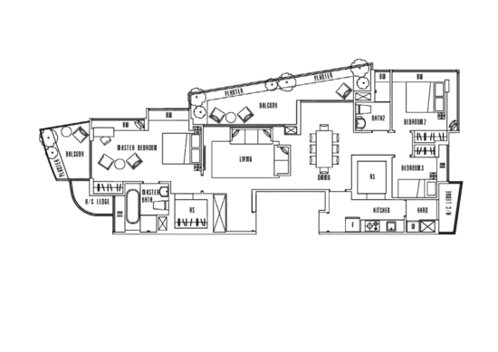Illuminaire on Devonshire - Floor Plan