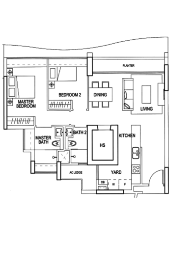 Double Bay Residences - Floor Plan