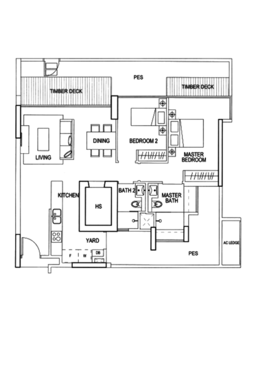 Double Bay Residences - Floor Plan