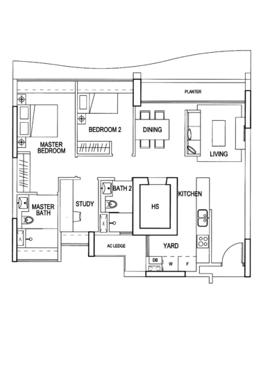 Double Bay Residences - Floor Plan