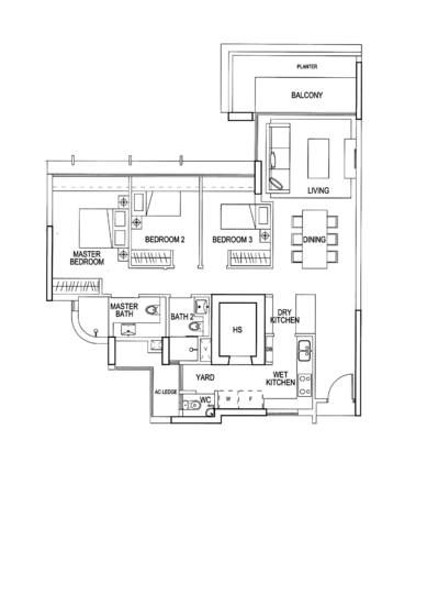 Double Bay Residences - Floor Plan