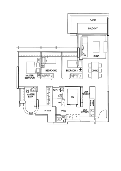 Double Bay Residences - Floor Plan
