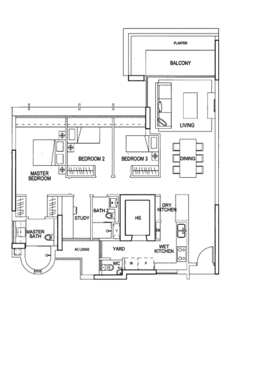 Double Bay Residences - Floor Plan