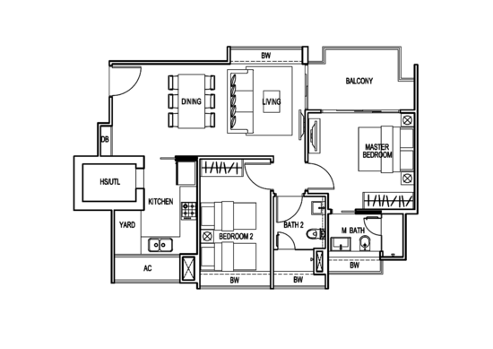 Spring @ Langsat - Floor Plan