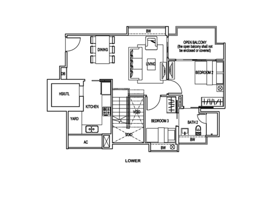 Spring @ Langsat - Floor Plan