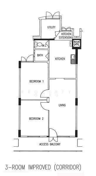 21 Ghim Moh Road, 21 Ghim Moh Road, Tanglin / Holland / Bukit Timah, 2 Bedrooms, 700 sqft, HDB Flat For Sale, by Mark Sham, 500286812 - 2D - PropertyGuru.com.sg