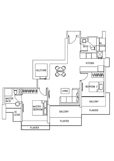 Ascentia Sky - Floor Plan