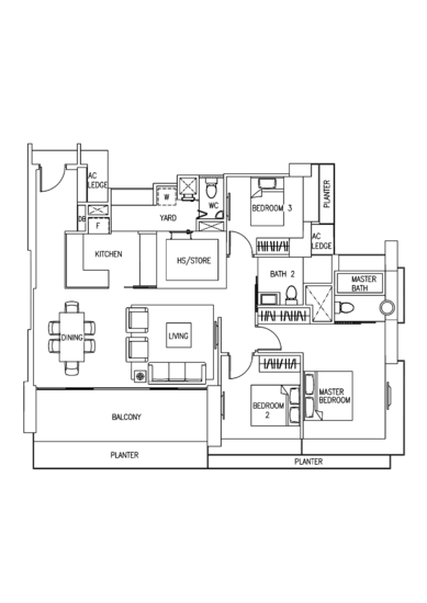 Ascentia Sky - Floor Plan