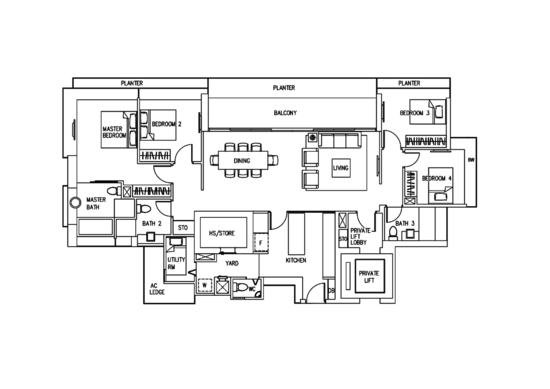 Ascentia Sky - Floor Plan