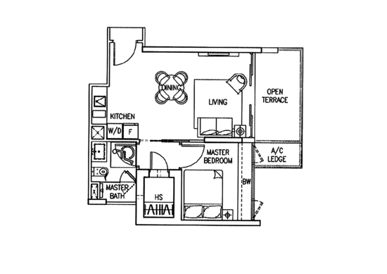 The Mezzo - Floor Plan