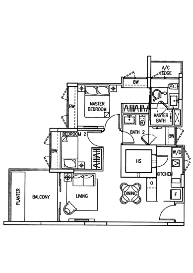 The Mezzo - Floor Plan