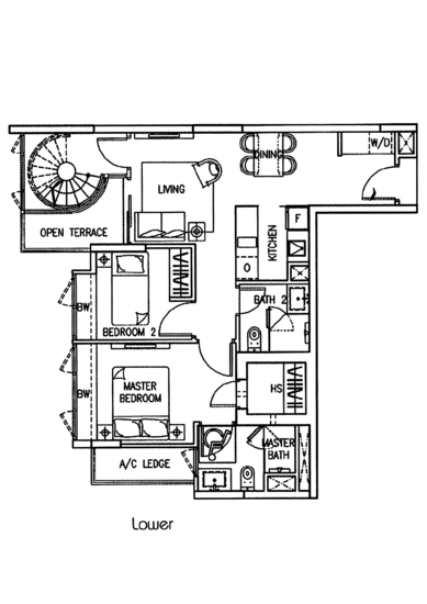 The Mezzo - Floor Plan