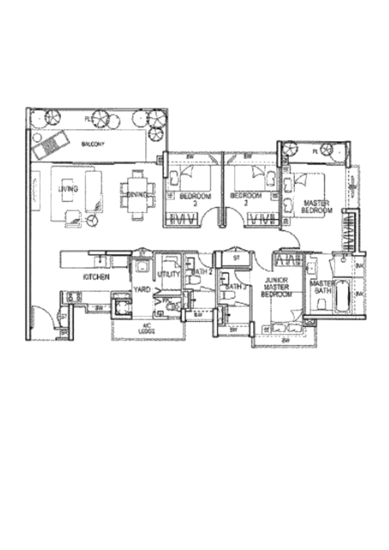 Optima @ Tanah Merah - Floor Plan
