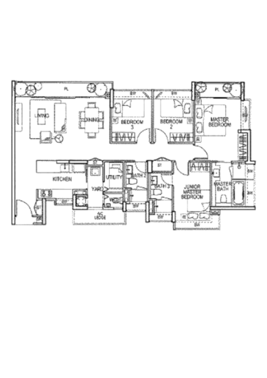 Optima @ Tanah Merah - Floor Plan