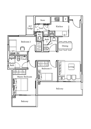 Gambir Ridge (Formerly Bartley Terrace - Floor Plan