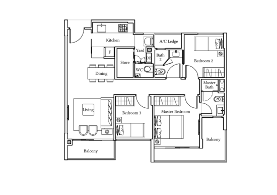 Gambir Ridge (Formerly Bartley Terrace - Floor Plan