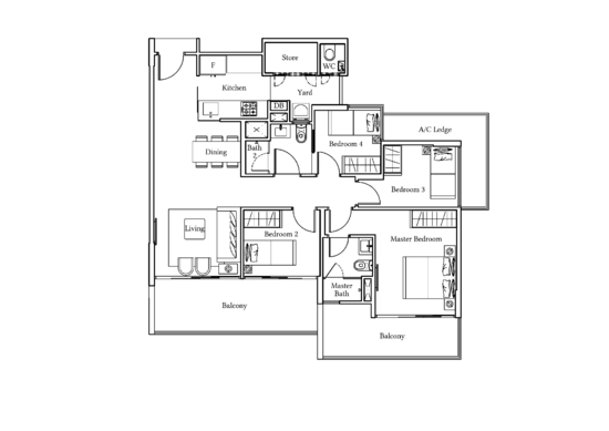 Gambir Ridge (Formerly Bartley Terrace - Floor Plan