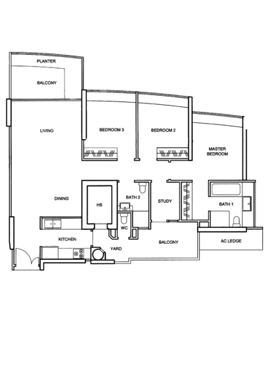 The Lincoln Residences - Floor Plan