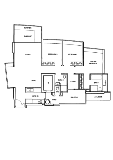 The Lincoln Residences - Floor Plan