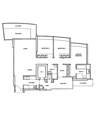 The Lincoln Residences - Floor Plan