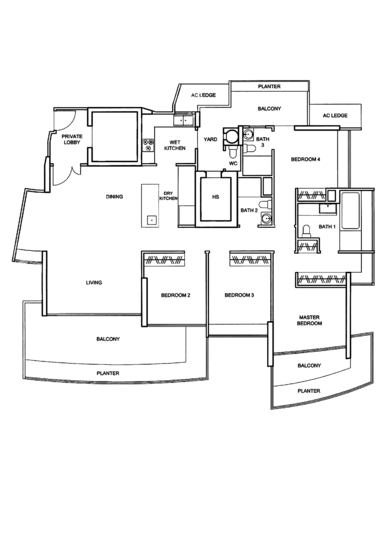 The Lincoln Residences - Floor Plan