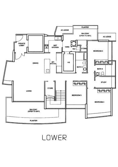 The Lincoln Residences - Floor Plan