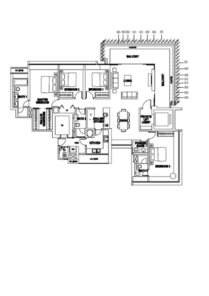 Paterson Suites, 55 Paterson Road, 4 Bedrooms, 2,228 sqft, Condominium For Rent, by Clarie Lim, 500188411 - PropertyGuru.com.sg