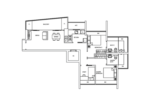 Trevista - Floor Plan