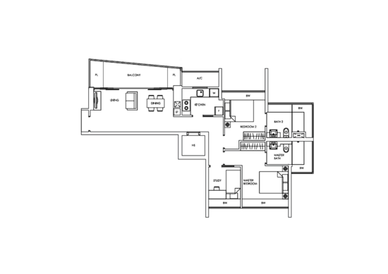 Trevista - Floor Plan