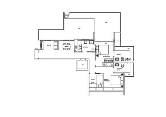 Trevista - Floor Plan