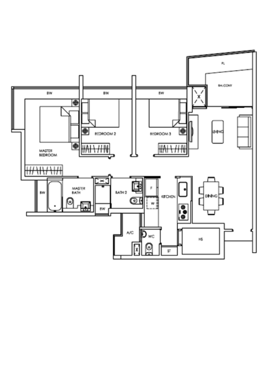 Trevista - Floor Plan