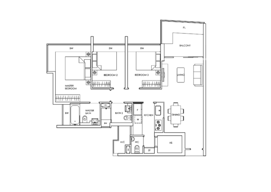 Trevista - Floor Plan