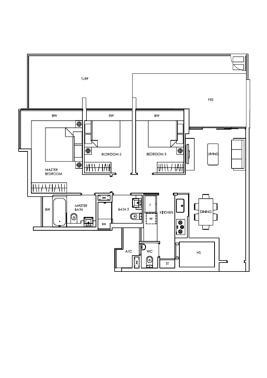 Trevista - Floor Plan