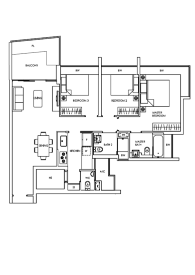Trevista - Floor Plan