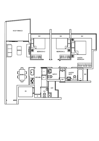 Trevista - Floor Plan