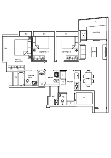 Trevista - Floor Plan