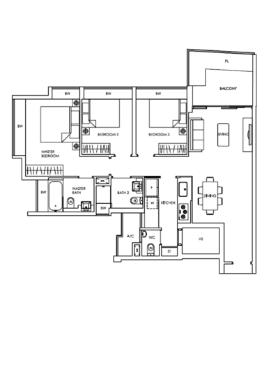 Trevista - Floor Plan