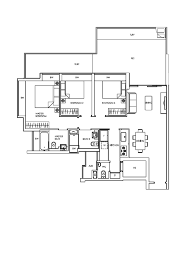 Trevista - Floor Plan