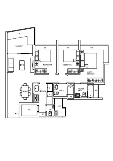 Trevista - Floor Plan