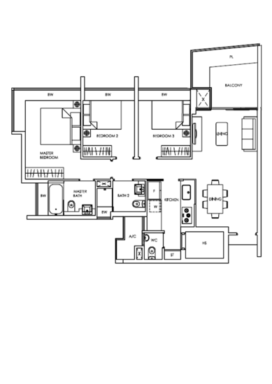Trevista - Floor Plan