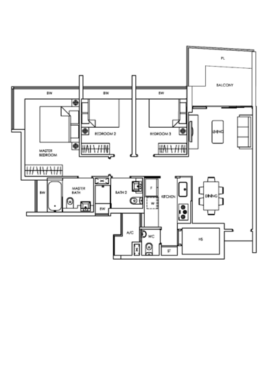 Trevista - Floor Plan