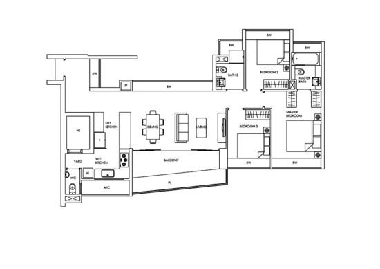 Trevista - Floor Plan