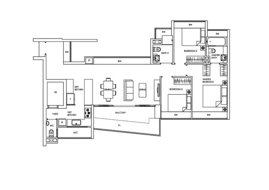 Trevista - Floor Plan