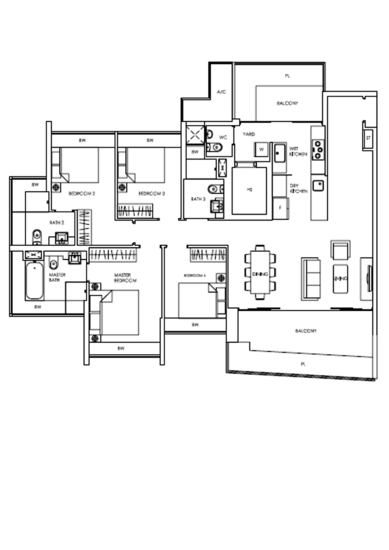 Trevista - Floor Plan