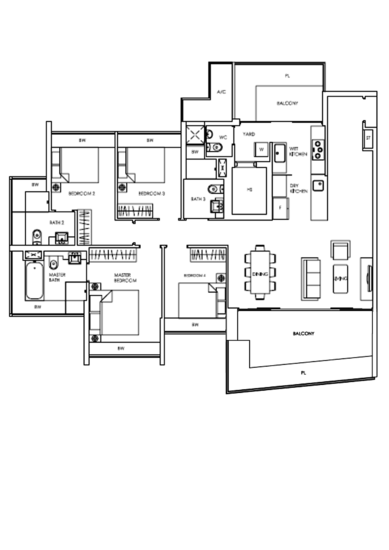 Trevista - Floor Plan