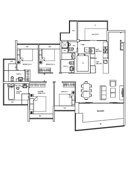 Trevista, 25 Lorong 3 Toa Payoh, 4 Bedrooms, 1,701 sqft, Condominium For Sale, by Vincent Tay, 500157549 - PropertyGuru.com.sg