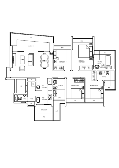 Trevista - Floor Plan