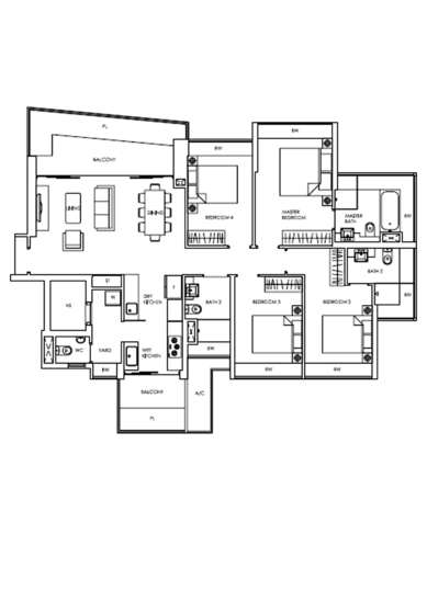 Trevista - Floor Plan