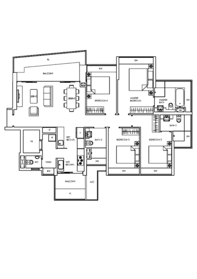 Trevista - Floor Plan
