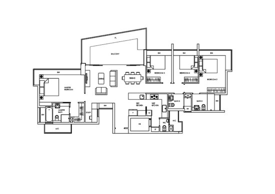 Trevista - Floor Plan